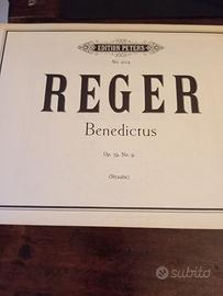 Benedictus op.59 n.9, Reger - Spartito per organo