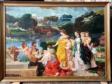 Vecchio grande quadro copia da Bourdon