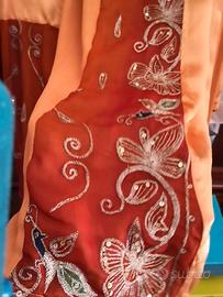 Completo etnico, gonna e casacca