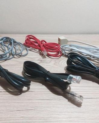 6 Cavi telefonici nuovi