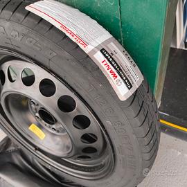 Ruotino di scorta auto 125 80 R17, nuovo completo