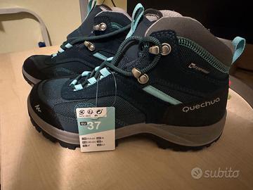 Scarpe da trekking donna MH100 impermeabili