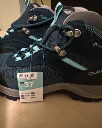 Scarpe da trekking donna MH100 impermeabili