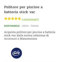 Pulitore per piscina