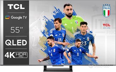 TCL 55" 4K HDR QLED 144Hz Google TV Dolby Atmos