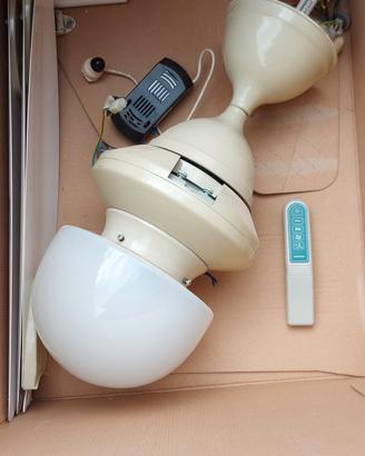 ventilatore soffitto con plafoniera luce 