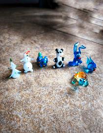 soprammobili in vetro soffiato da collezione 