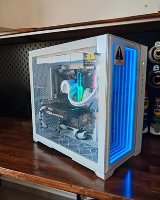 Pc Gaming White RGB RTX 5060 8GB 5600x SSD 1TB