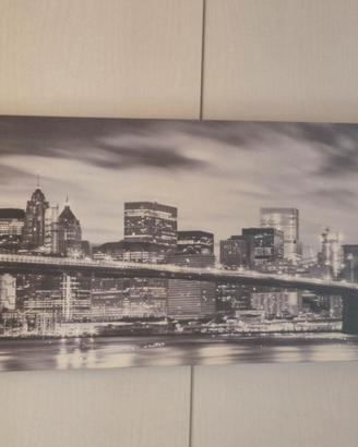 Quadro tela New York con brillantini