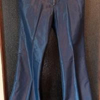 Pantaloni in tessuto sintetico vintage anni '70
