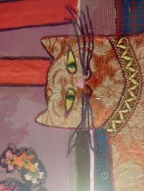 Quadro gatto di stoffa