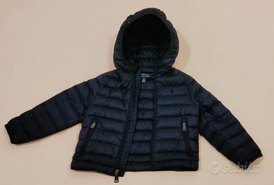 Giacca bimbo da mezza stagione blu Ralph Lauren