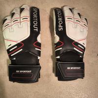 guanti portiere  con stecche di protezione dita