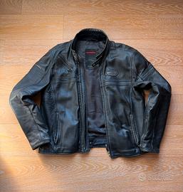 Giubbotto pelle nera Spidi uomo