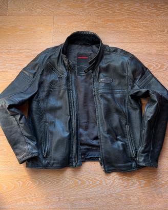 Giubbotto pelle nera Spidi uomo