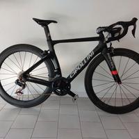 Bici carbonio rim brake taglia 52 cambio di2