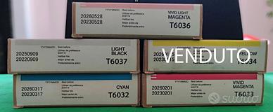 N°4Cartucce originali  epson t6036-t37-t32-t33