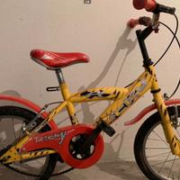 Bicicletta bambino Miky gialla