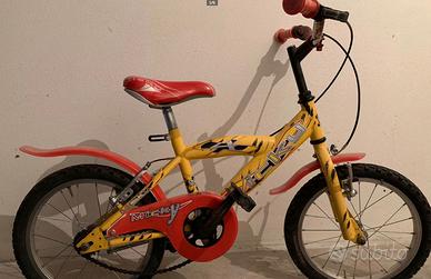 Bicicletta bambino Miky gialla