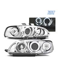FARI HONDA CIVIC 91-95 2D 3D ANGEL EYES CROMATI