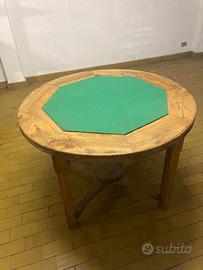 Tavolo In Legno Per Gioco Carte