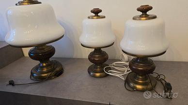 Set lampade da comodino/tavolo