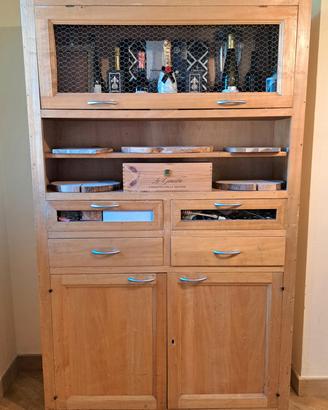 Credenza in legno cm.178x110x40