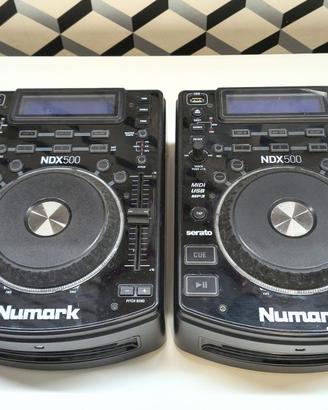 Coppia lettori DJ Numark NDX500 — CD/USB/MP3/MIDI