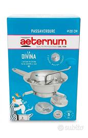 Aeternum Bialetti Passaverdure 20cm  Acciaio 18/10