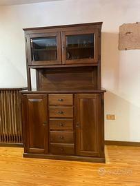 Credenza con vetrina