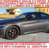 Disponibili ricambi completi giulia 2019 contrasse