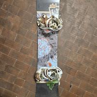 Tavola snowboard DC + attacchi NITRO