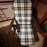 Poltrona imbottita  sedia a sdraio reclinabile