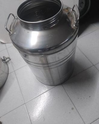 Contenitore per olio in acciaio inox