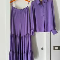 Set camicia e pantalone Haute Couture