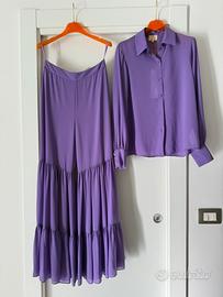Set camicia e pantalone Haute Couture