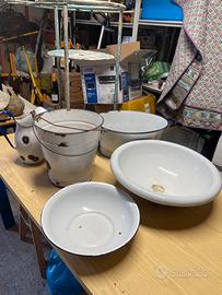 Petineuse a toilette bagno vintage