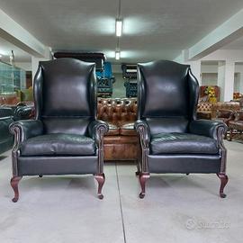 Coppia di poltrone chesterfield...chester anni 80