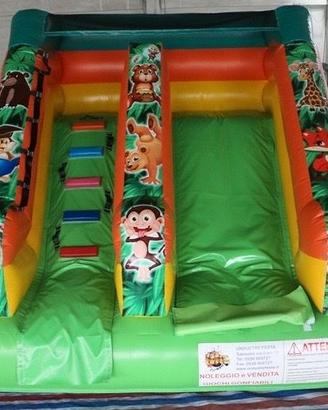 Scivolo Gonfiabile - Giungla per Bambini