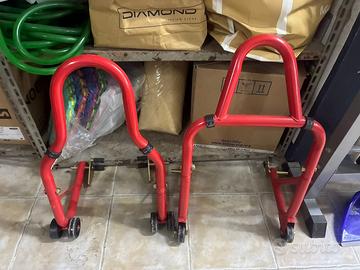 COPPIA CAVALLETTI  ALZA MOTO