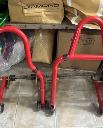COPPIA CAVALLETTI  ALZA MOTO