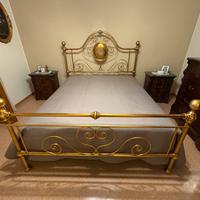 struttura letto matrimoniale con rete inclusa