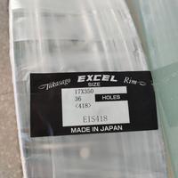 Cerchio Excel Takasago da 17 x 350 argento 36 fori
