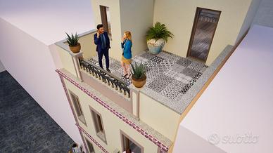 Casa indipendente terra-tetto