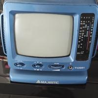 Mini TV vintage con scatola 