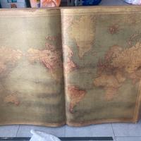 Quadro cartina mondo 110*80