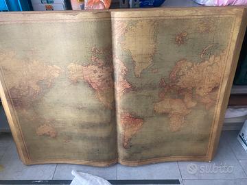 Quadro cartina mondo 110*80
