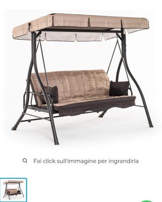 Dondolo 3 Posti da Giardino