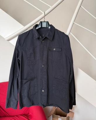 Giacca uomo blu scuro stile workwear