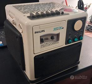 radio cassette Philips moving Sound vintage